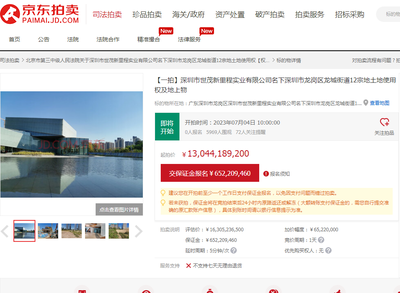 起拍價130億！深圳前海核心地塊法拍，曾規(guī)劃‘深圳最高樓’與實業(yè)投資夢